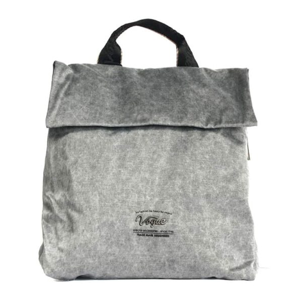 Mochila antirrobo nylon lavado VOGUE - GRIS