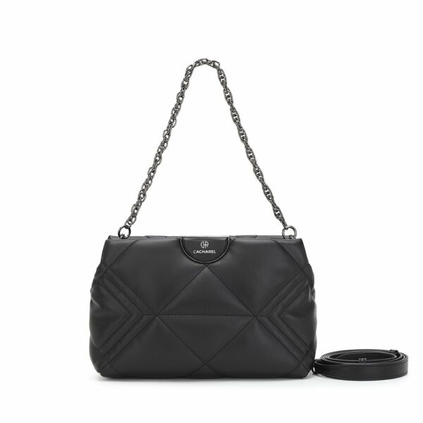 Bolso CACHAREL · Bandolera pequeña · Asa ajustable · Color Negro