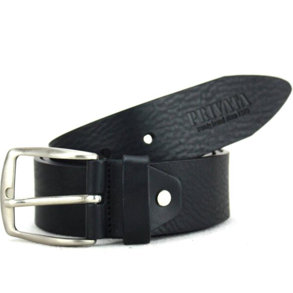 Cinturón Privata · Piel Vacuno · Hombre · Ancho 40mm · Hebilla Níquel