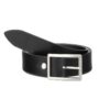 Cinturón Stamp · De Mujer · En Piel Vacuno · Ancho 30mm · Color Negro
