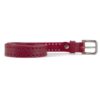 Cinturon ACQ de Mujer en Piel Picado · Ancho 20mm