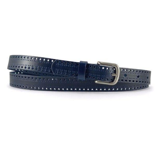Cinturon ACQ de Mujer en Piel Picado · Ancho 20mm