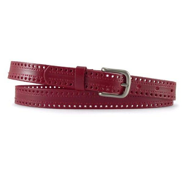 Cinturon ACQ de Mujer en Piel Picado · Ancho 20mm
