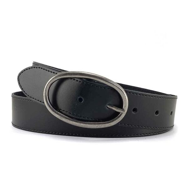 ➤ Cinturón ACQ · De Mujer · En Piel con Hebilla Ovalada · Ancho 40mm
