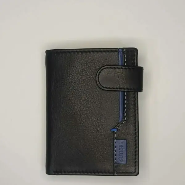 Cartera GUTIORE · Billetero sin Monedero · En Piel · RFID · Color Negro