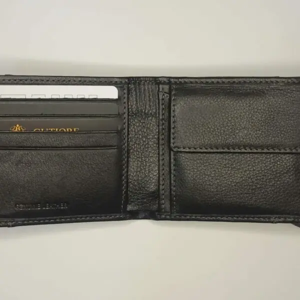 Cartera GUTIORE · Billetero con Monedero · En Piel · RFID · Formato americano (horizontal) · Con elástico