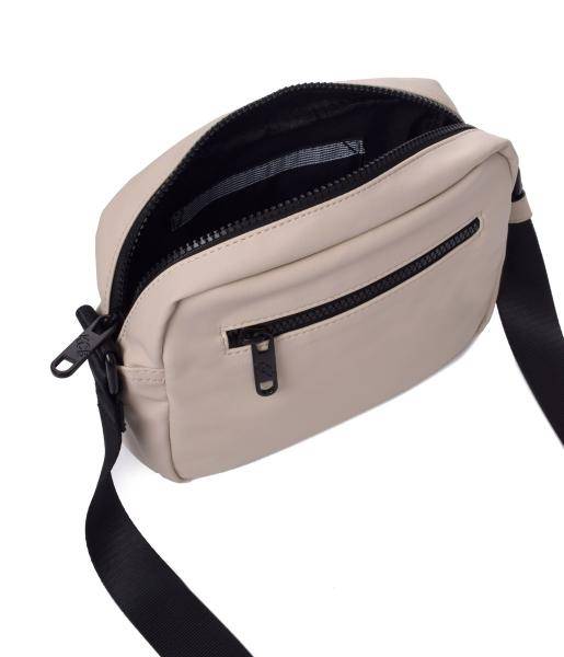 ➤ Bolso bandolera KCB · Bandolera pequeña · Color Beige y Negro · Coleccion Loop · VEGAN - Bolso bandolera pequeña de la marca KCB de la coleccion Loop.