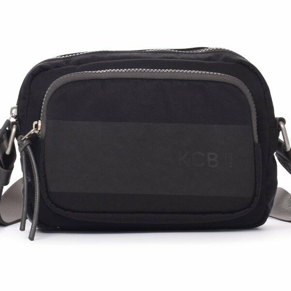 Bolso bandolera KCB · Bandolera pequeña · Color Negro y Marrón · Coleccion Wide · VEGAN