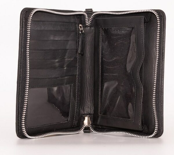 cartera para teléfono en piel