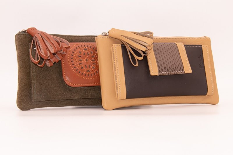 cartera de mujer en piel
