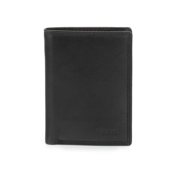 Cartera PRIVATA · Billetero sin Monedero · En Piel vacuno · Sistema RFID · Formato vertical