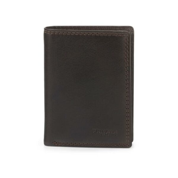 Cartera PRIVATA · Billetero con Monedero · En Piel vacuno · Sistema RFID · Formato vertical