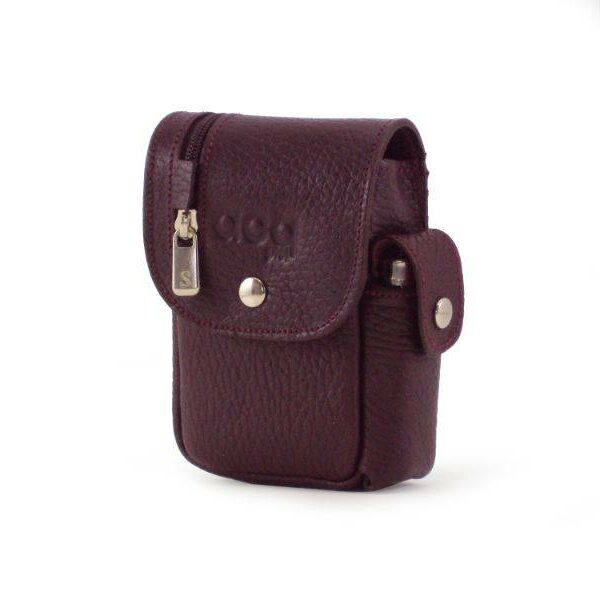 Pitillera ACQ · Pitillera en Piel · Cremallera Exterior · Bolsillo lateral · Fabricado en España