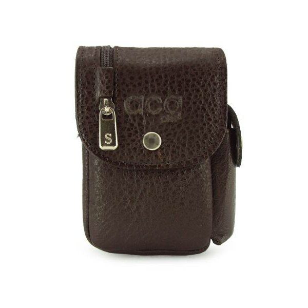 Pitillera ACQ · Pitillera en Piel · Cremallera Exterior · Bolsillo lateral · Fabricado en España