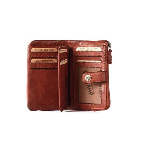 Cartera STAMP · Billetero Portamonedas Piel Lavada