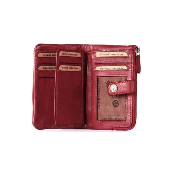 Cartera STAMP · Billetero Portamonedas Piel Lavada
