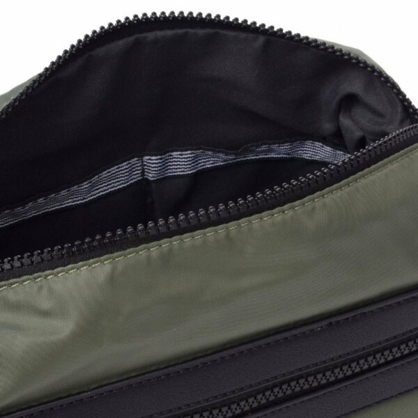 Bolso bandolera KCB · Bandolera mediana · Color Hielo, Negro y Kaki · Coleccion Puffy · VEGAN