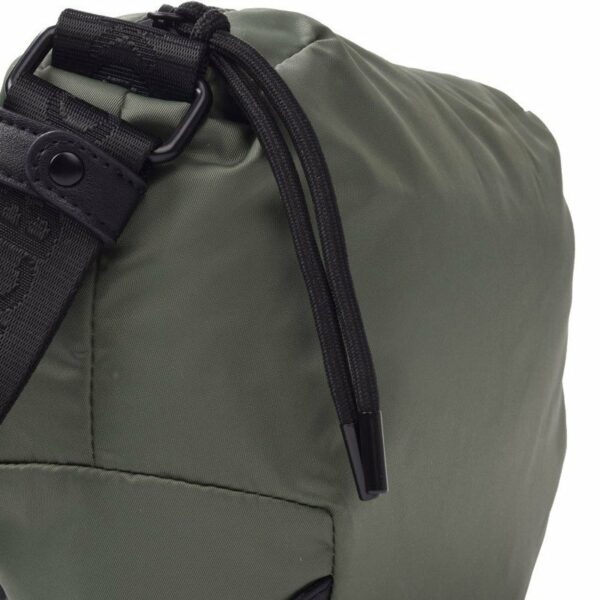 Bolso bandolera KCB · Bandolera pequeña · Color Hielo y Negro · Coleccion Puffy · VEGAN