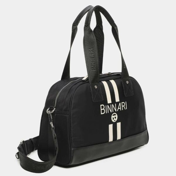 Bolso BINNARI · Con dos asas y asa bandolera · Color Negro · Coleccion Sally