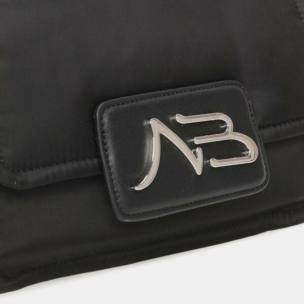 Bolso BINNARI · Bolso de hombro pequeño con asa bandolera · Color Negro · Coleccion Nora