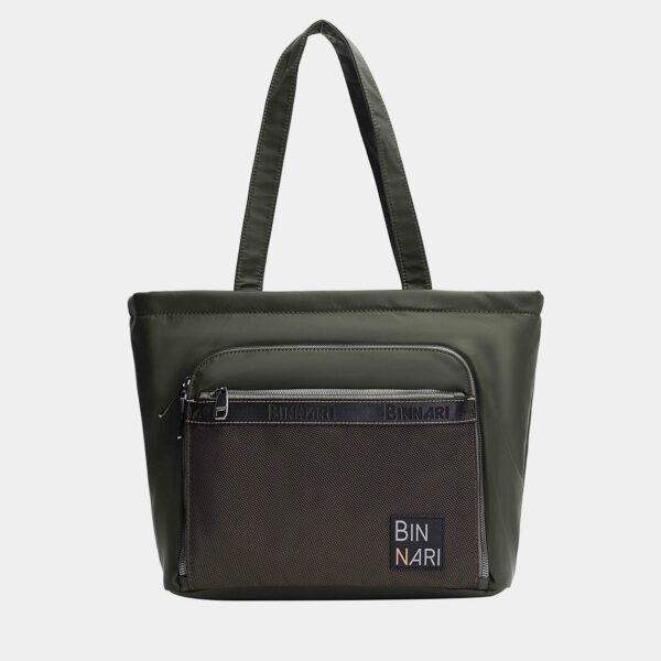 Bolso BINNARI · Bolso grende multi bolsillos · Color Kaki · Coleccion Córdoba