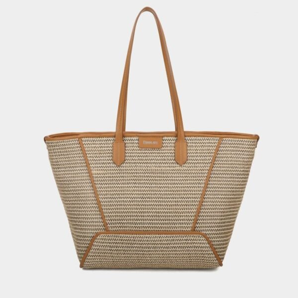 Bolso BINNARI · Shopper grande · Con dos asas · Tipo Capazo · Color Natural · Coleccion Llobregat