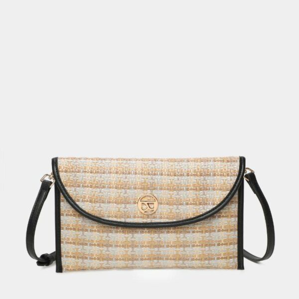 ➤ Bolso BINNARI · Cartera de mano con asa bandolera · Dos colores · Coleccion Cala
