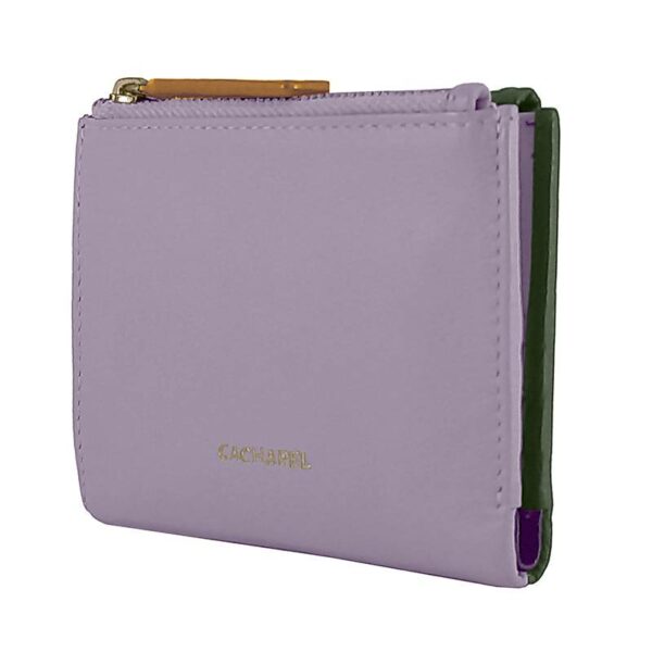 Billetero CACHAREL · Billetero mini con monedero · En Piel · Combinado colores