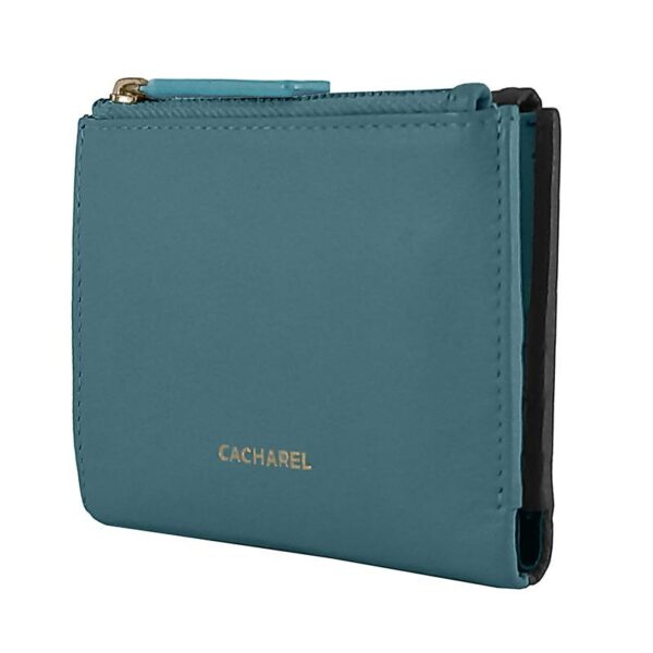 Billetero CACHAREL · Billetero mini con monedero · En Piel · Combinado colores