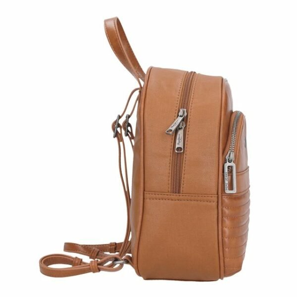Mochila Pepe Jeans · Mochila mediana · Coleccion Biker · Color Marron claro
