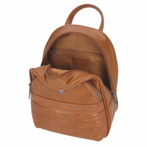 Mochila Pepe Jeans · Mochila mediana · Coleccion Biker · Color Marron claro