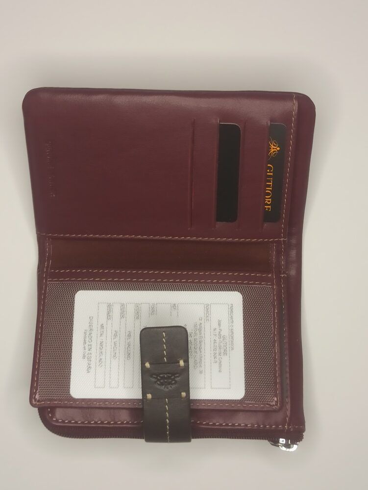 Portafoglio Medio Anekke Fashion Con Protezione RFID - Rosso, Giallo E Viola Ispirato A Hollywood