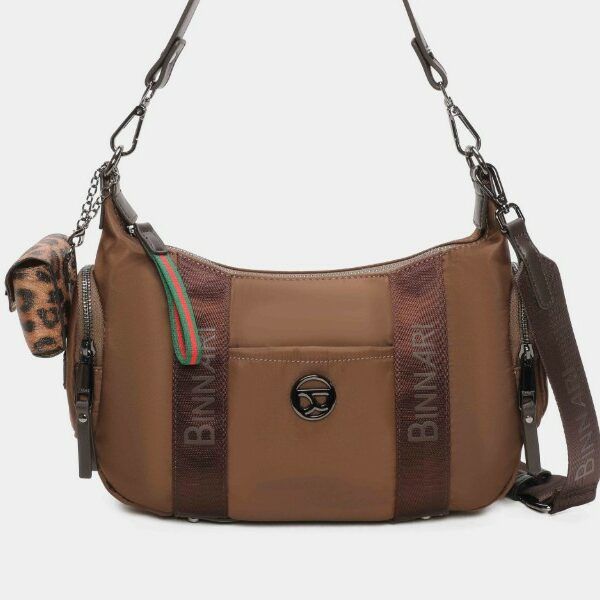 Bolso bandolera BINNARI · Con asa de hombro y asa bandolera · Coleccion Fini - CUERO