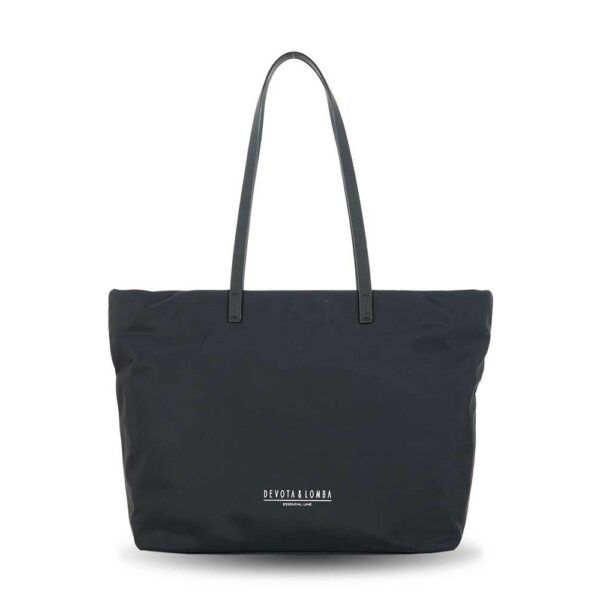 Bolso DEVOTA & LOMBA · Con dos asas de hombro · Color Negro · Tipo Tote