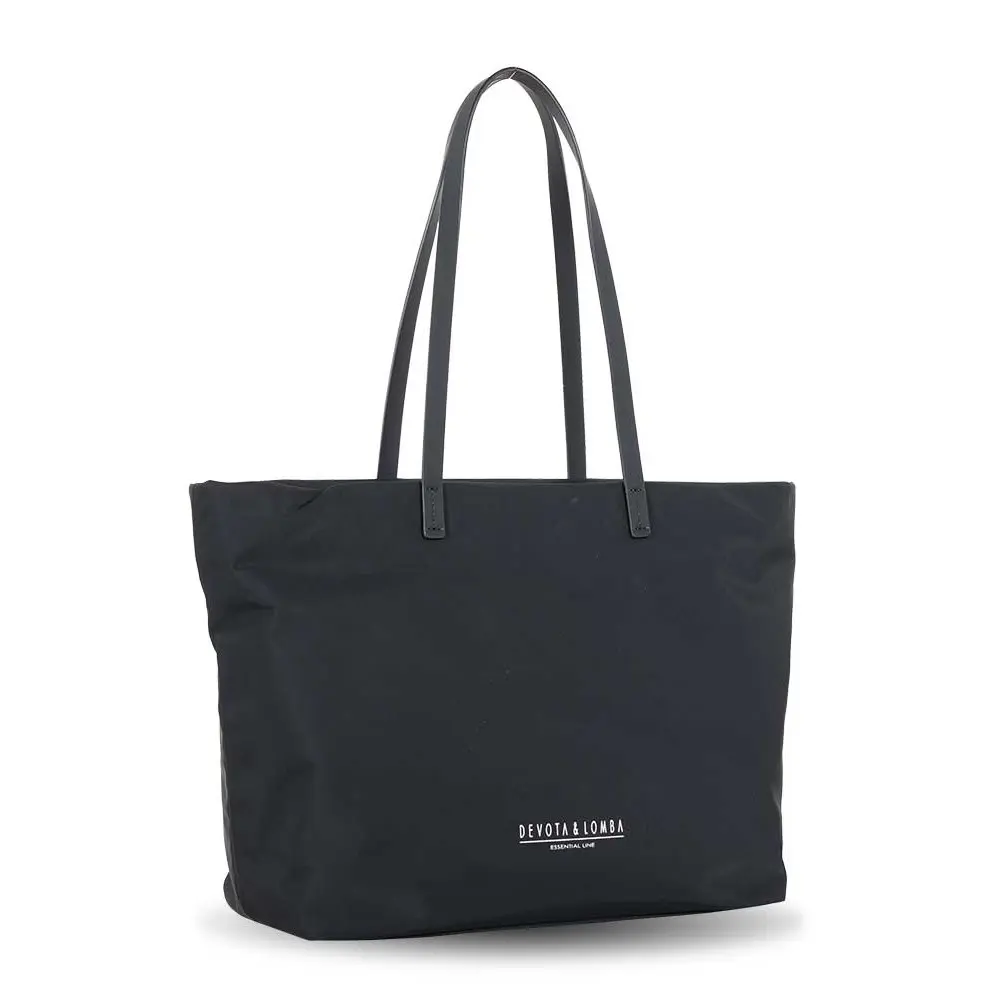 Bolso DEVOTA & LOMBA · Con dos asas de hombro · Color Negro · Tipo Tote