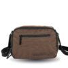 Bolso DEVOTA & LOMBA · Bandolera mediana · Doble compartimento · Color Negro y Marrón
