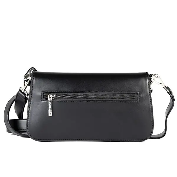 Bolso bandolera CACHAREL · Con solapa · Asa de hombro y asa bandolera · Color Negro