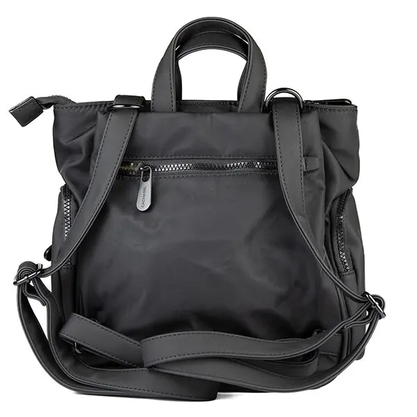 Mochila cuadrada CACHAREL · Material Nylon y PU