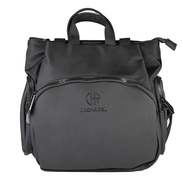Mochila cuadrada CACHAREL · Material Nylon y PU