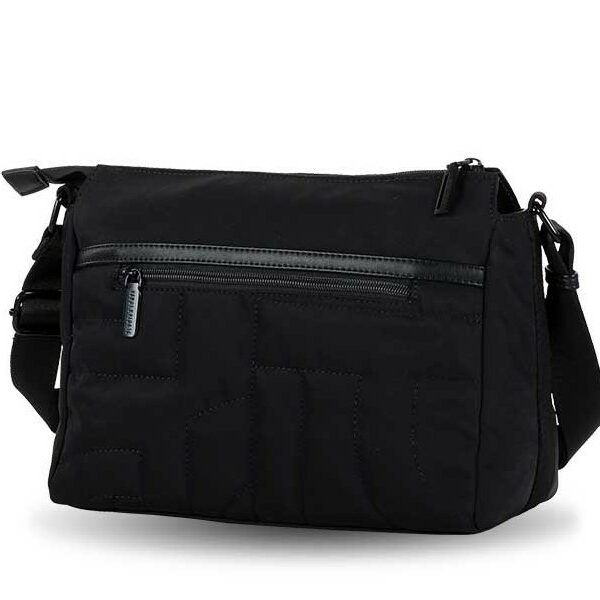 Bolso DEVOTA & LOMBA · Bandolera mediana · Color Negro y Marrón