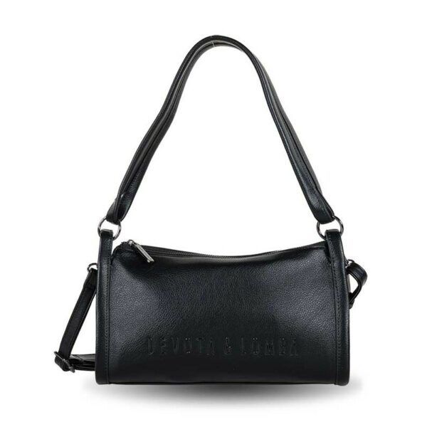 Bolso DEVOTA & LOMBA · Bandolera mediana · Color Negro y Marrón