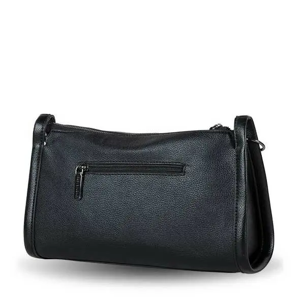 Bolso DEVOTA & LOMBA · Bandolera mediana · Color Negro y Marrón