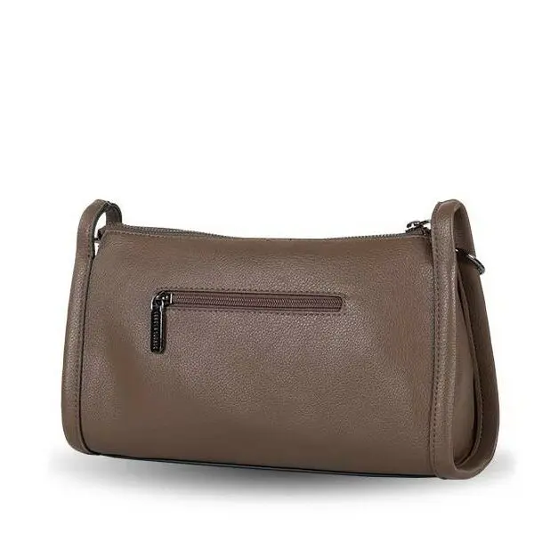 Bolso DEVOTA & LOMBA · Bandolera mediana · Color Negro y Marrón