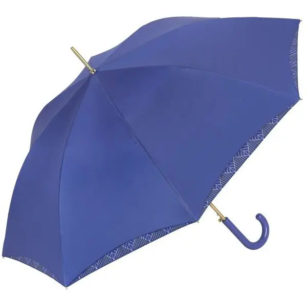 Paraguas CACHAREL · Largo Automático · Doble Tela - AZUL