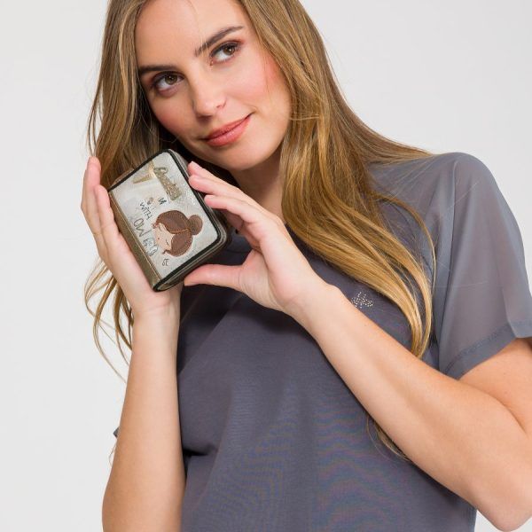 Billetero pequeño ANEKKE · Protección RFID · Coleccion Sophia