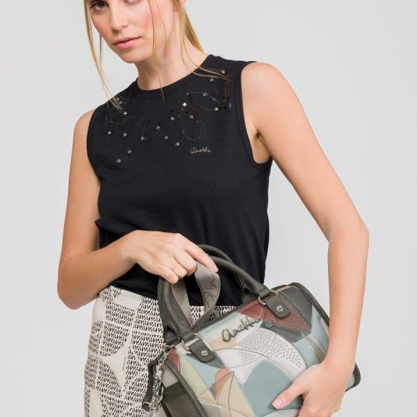 Bolso bandolera ANEKKE · Tipo bowling · Tamaño mediano · Coleccion Auralis