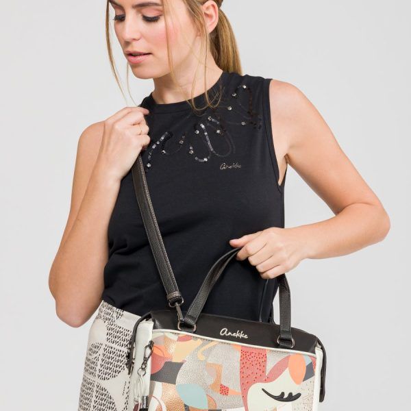 Bolso bandolera ANEKKE · Tipo bowling · Tamaño mediano · Coleccion Eikon