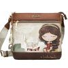 Bandolera mediana con bolsillo frontal ANEKKE · Coleccion Muse