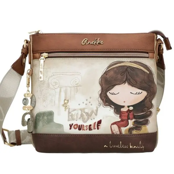 Bandolera mediana con bolsillo frontal ANEKKE · Coleccion Muse