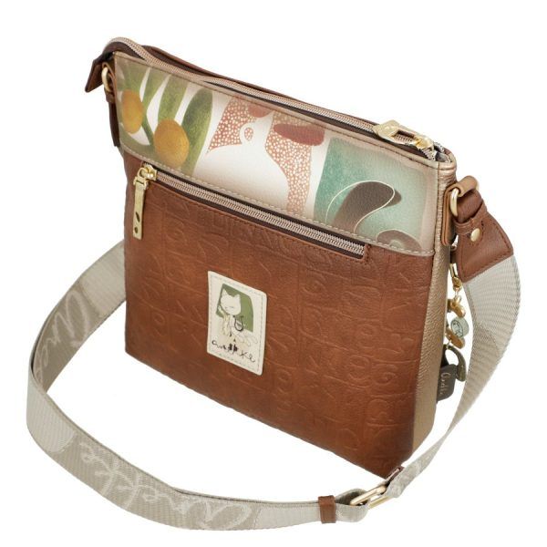 Bandolera mediana con bolsillo frontal ANEKKE · Coleccion Muse